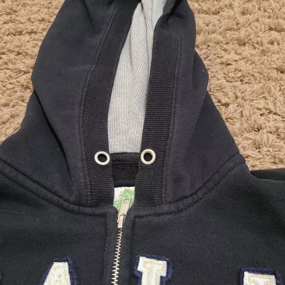 Green Sleeved hooded sweater jacket - Picture 7 of 8